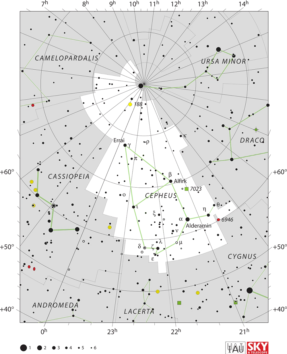 Cepheus constellation